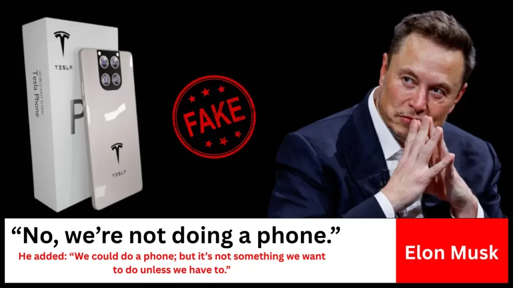 Elon Musk on Tesla Pi Phone